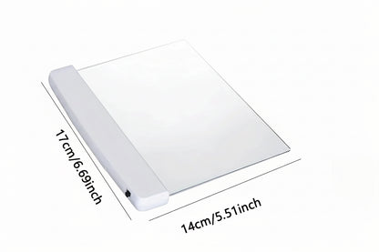 LumiPage LED acrylic book light - AAA batteries easy to use lightweight and slim design